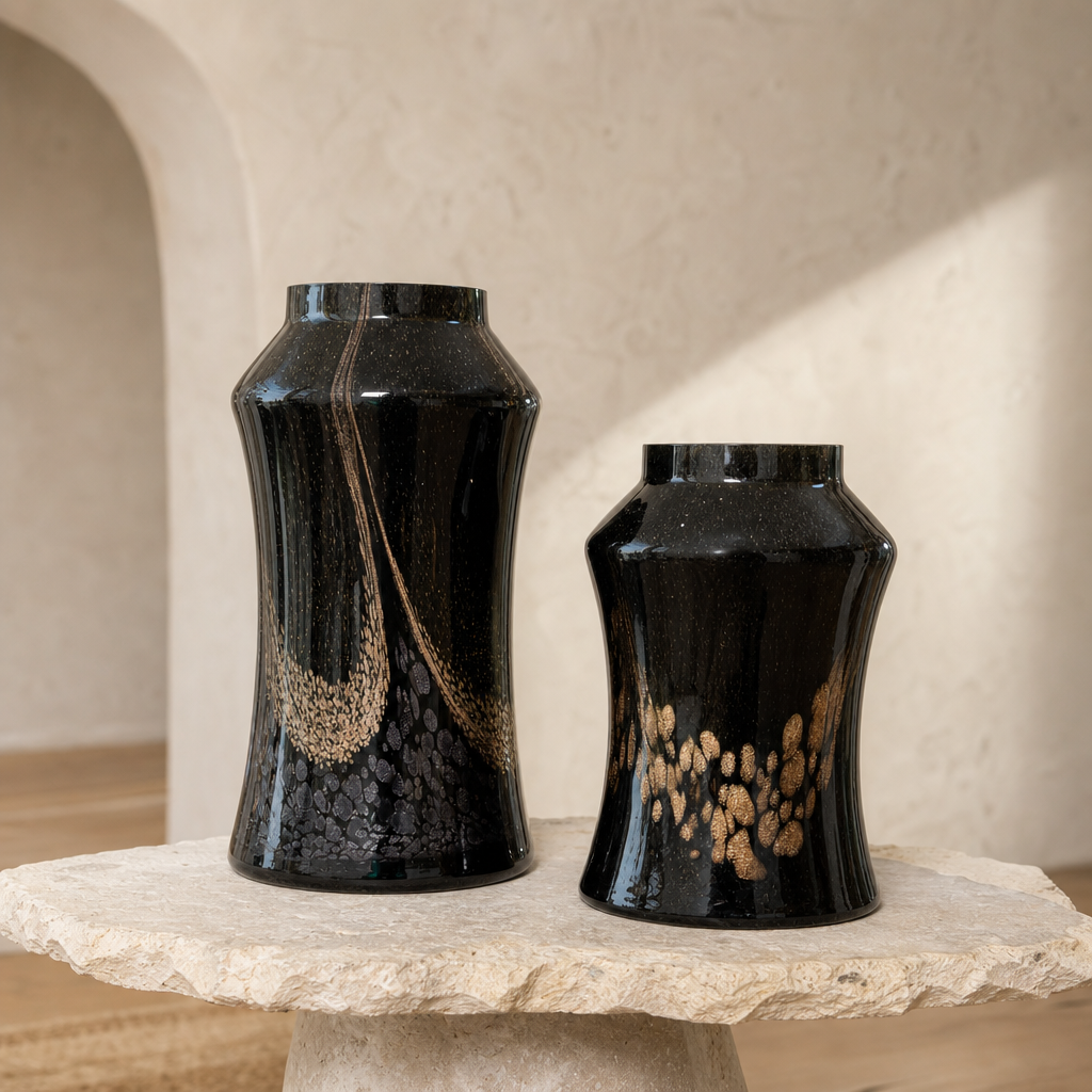 Gilded Twilight Vases