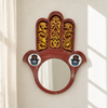 Red Hamsa Mirror