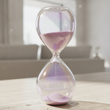 Mini Pink Sand Iridescent Hourglass