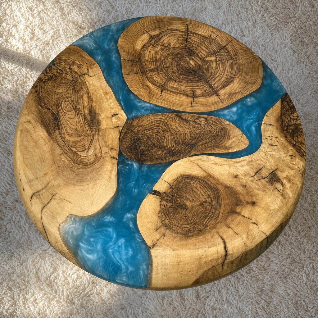 Blue River Wood Table