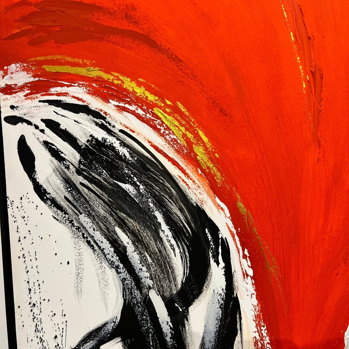 Red Surge Canvas - Figi Home