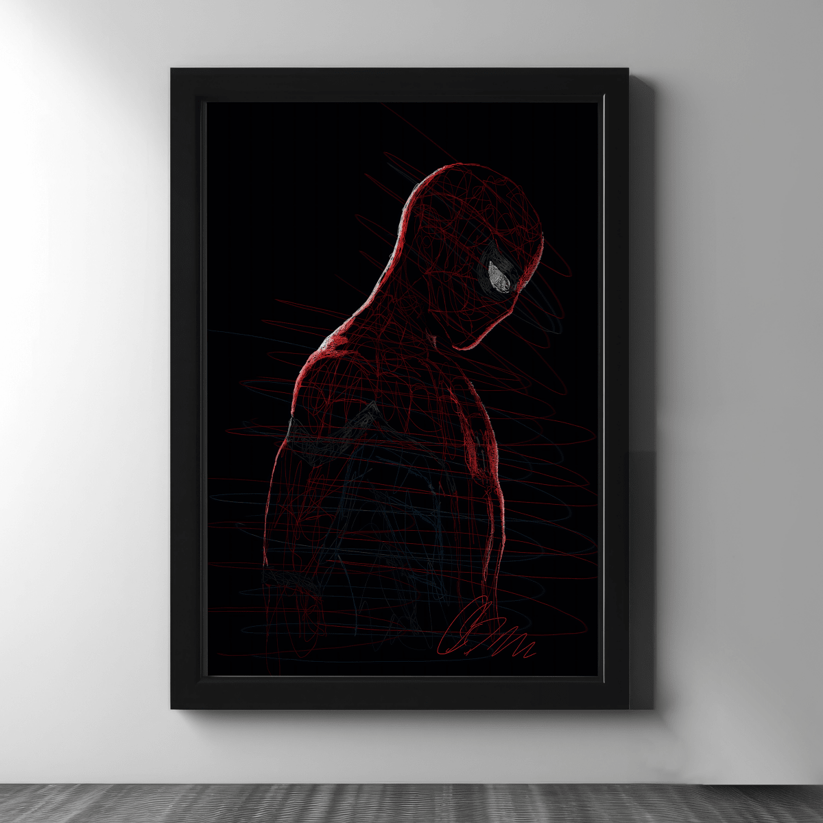 Spider Line Art - Figi Home