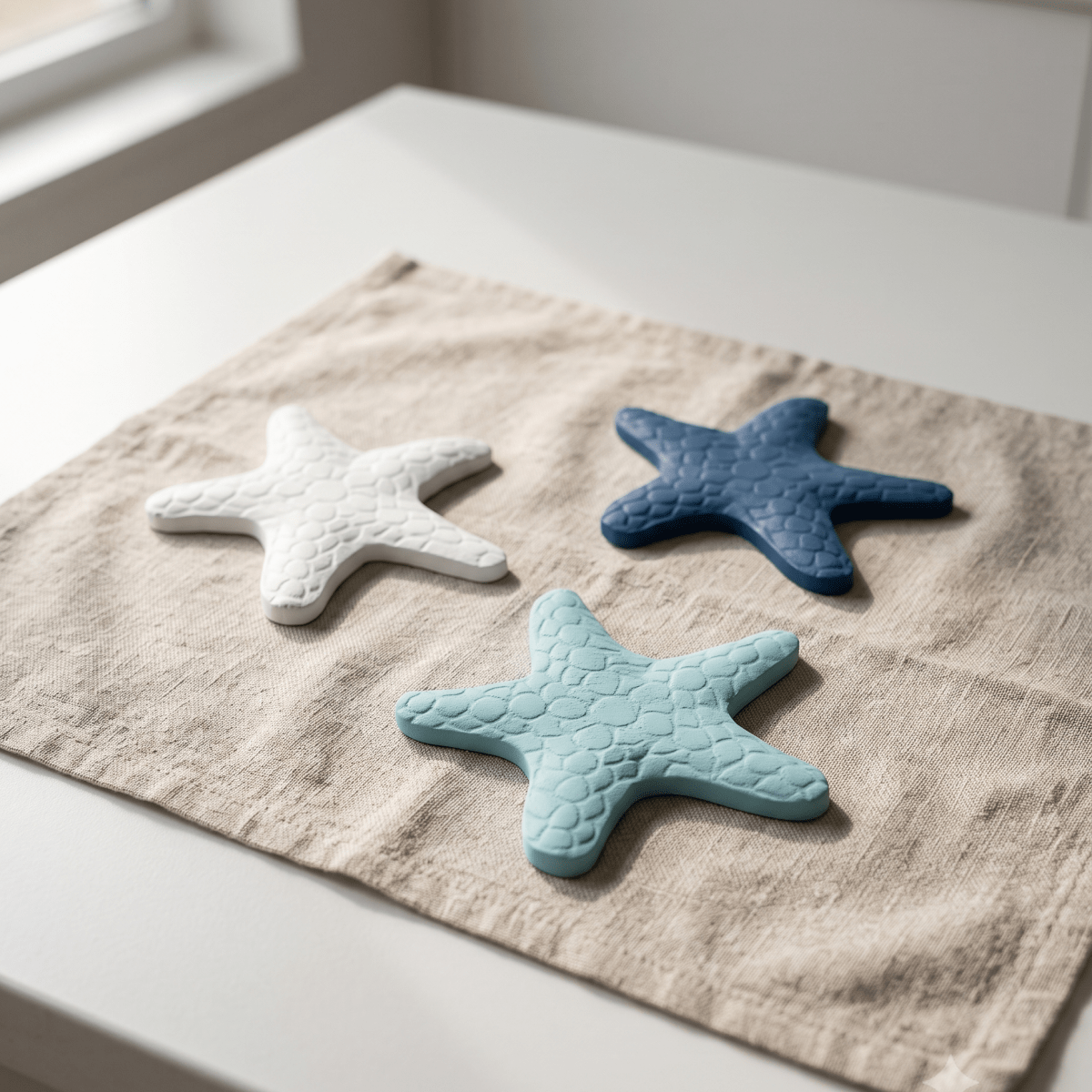 Starfish Coastal Coasters Set - Figi Home