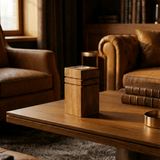 Tall Wood Candle Holder - Figi Home