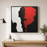 Textured Contrast Canvas - Figi Home