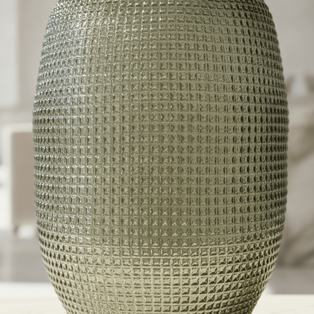 Textured Glass Vase - Figi Home