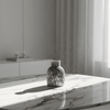 Textured Gypsum Marble Vase - Figi Home