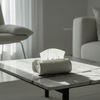 Textured Gypsum Wave tissue box - Figi Home