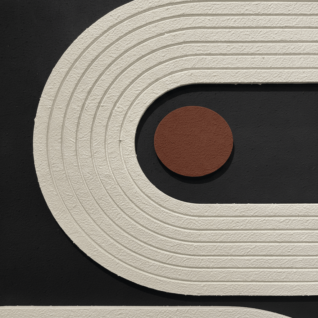 Textured S-Shape Wall Art - Figi Home