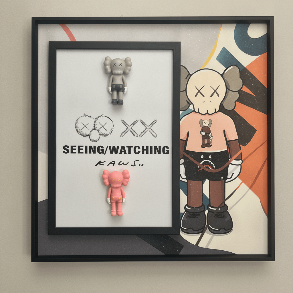 Two-Figured Framed Wall Art - Figi Home