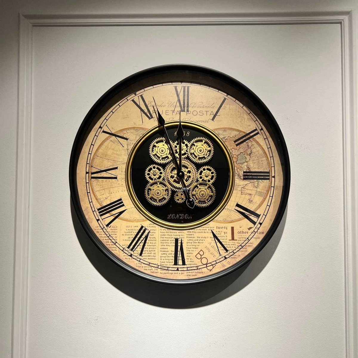 Vintage Gear Wall Clock - Figi Home