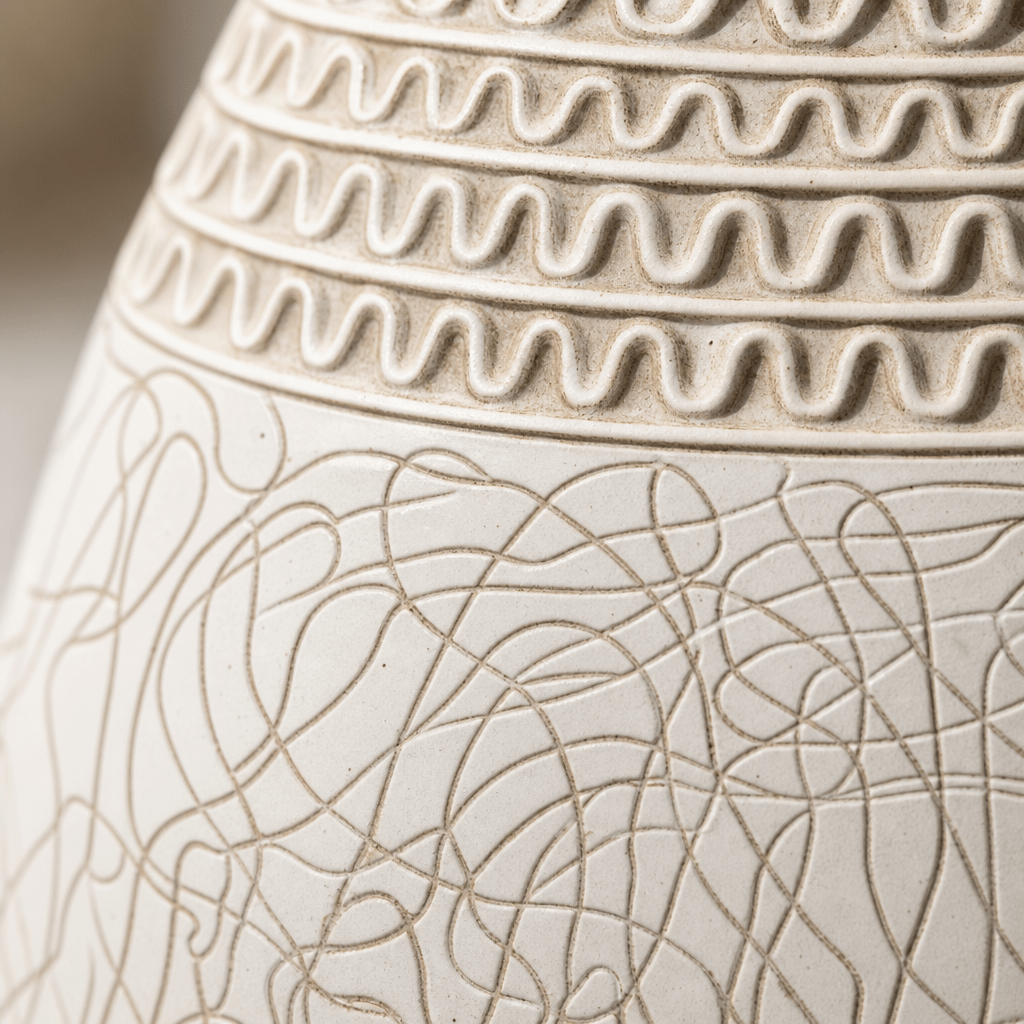 Wavy Conical Vase - Figi Home