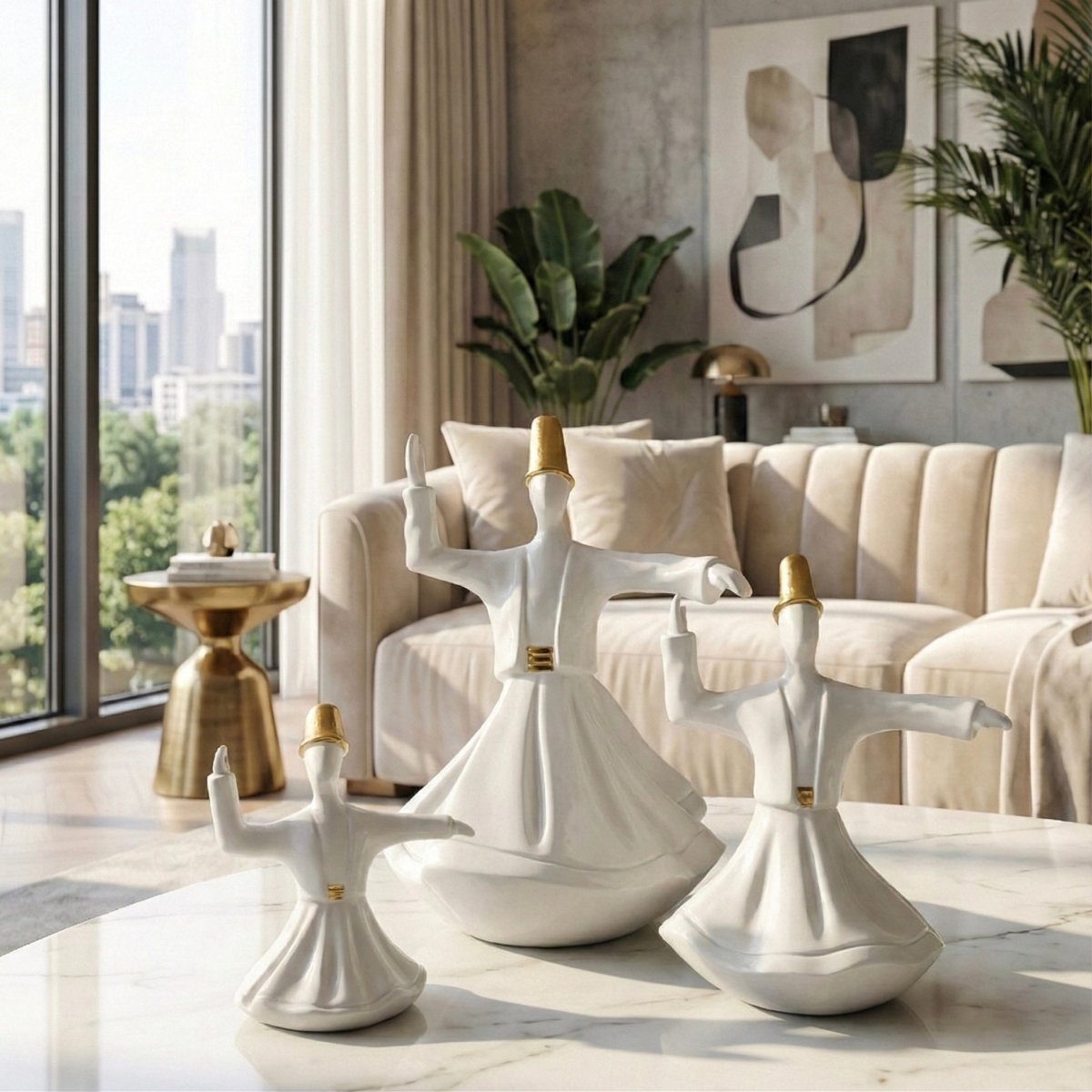 Whirling Dervish Figurine Set - دراويش - Figi Home