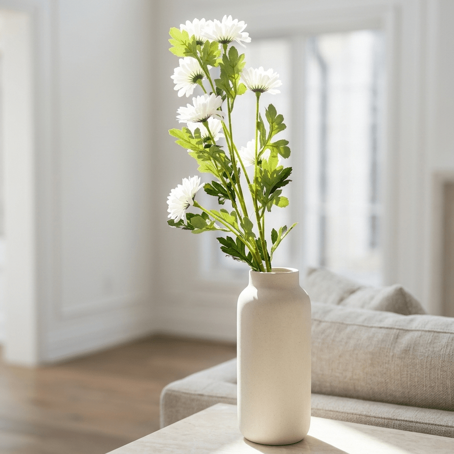 White Daisy Stem - Figi Home