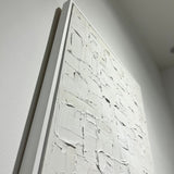 White Rubble Canvas - Figi Home