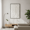 White Textured Wall Art - Figi Home