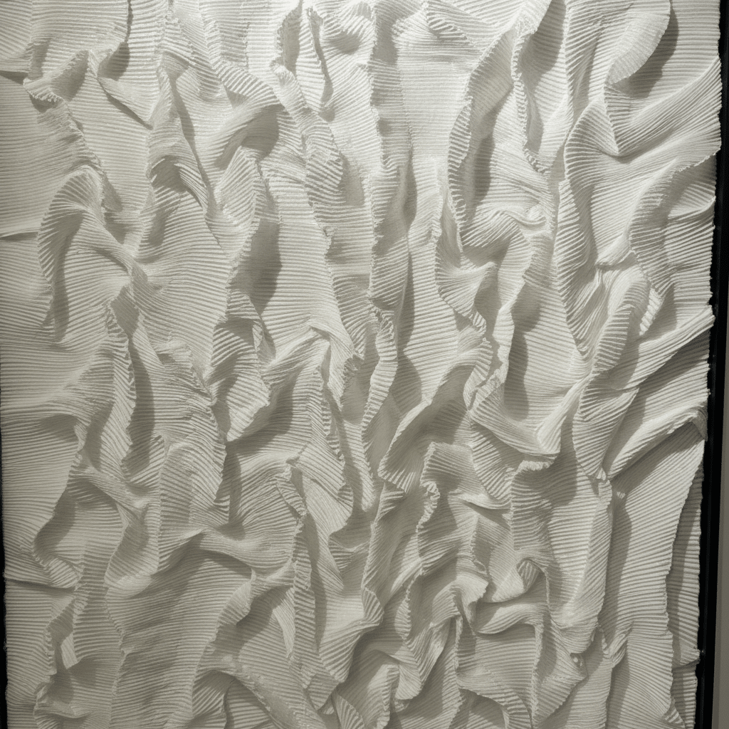 White Textured Wall Art - Figi Home