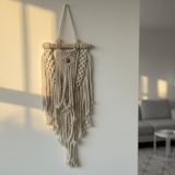 Wood Bead Macramé Wall Hanging - Figi Home