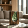 Wood Frame Teardrop Vase - Figi Home