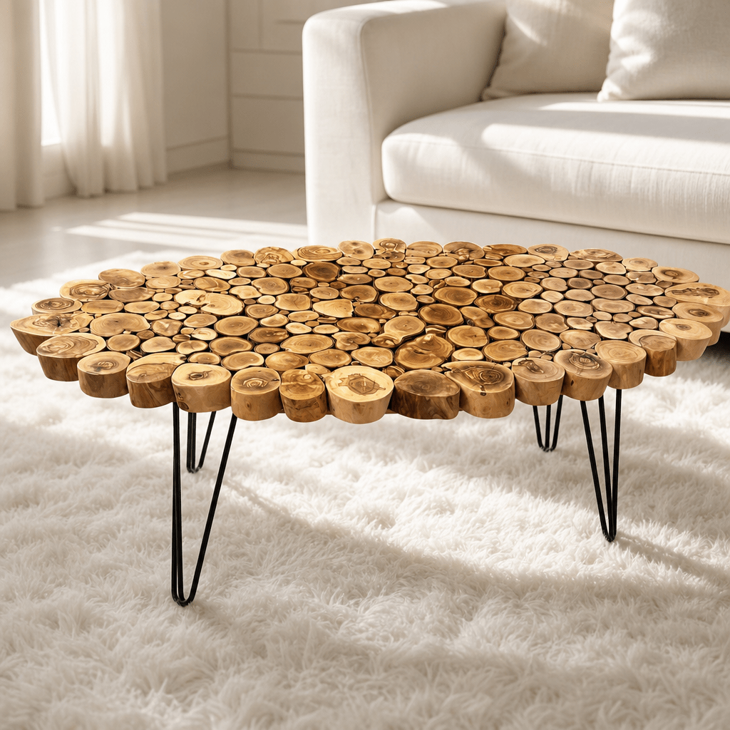 Wood Slice Coffee Table - Figi Home