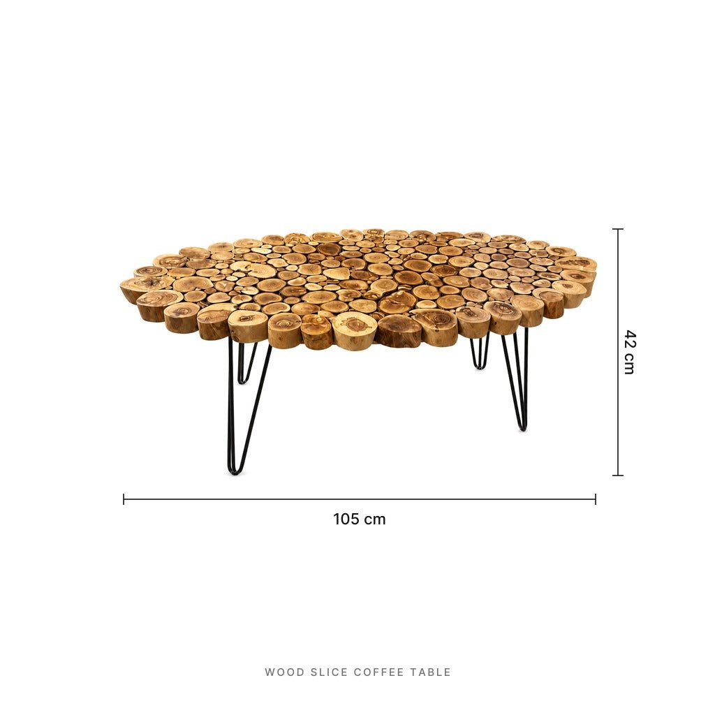 Wood Slice Coffee Table - Figi Home