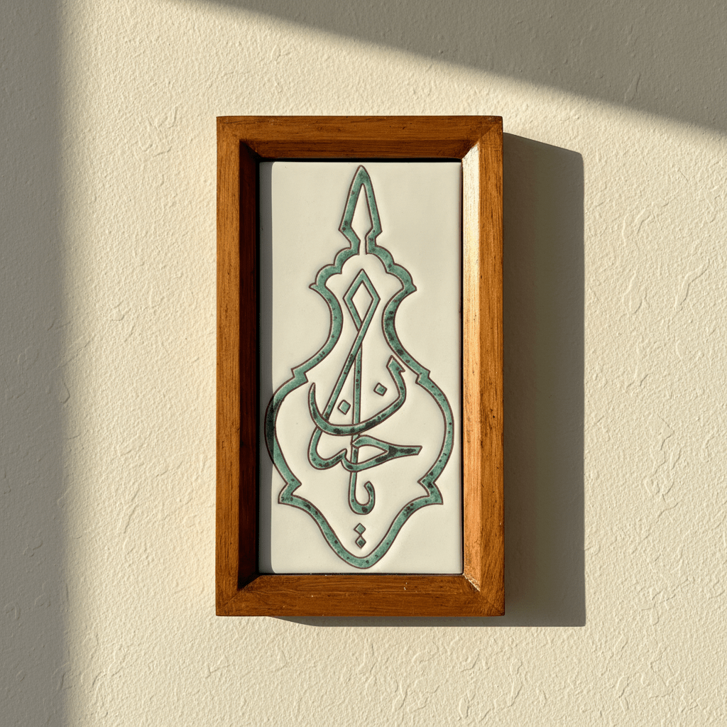 يا منان-Tile Teal - Figi Home