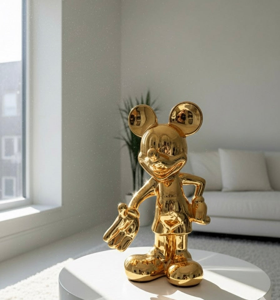 Chrome Mouse Sculpture