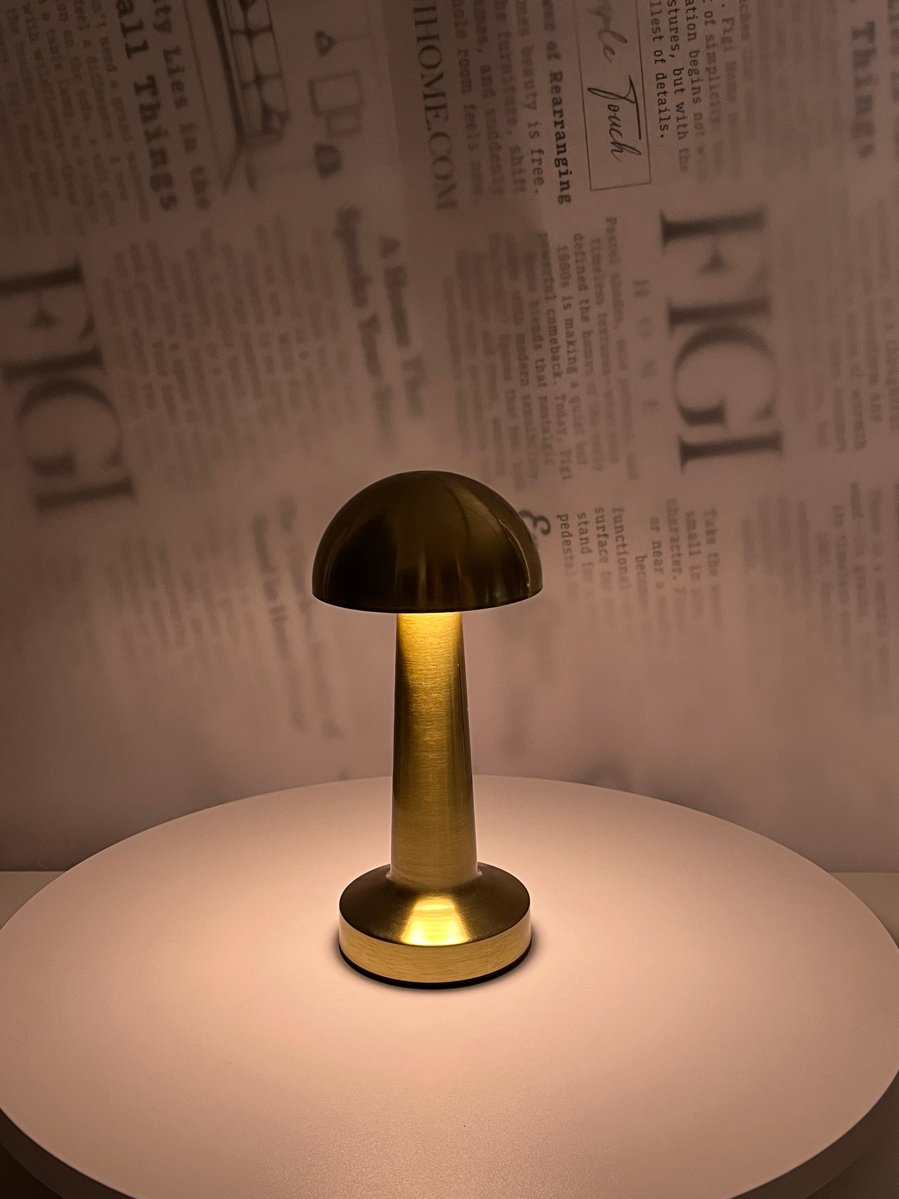 LUMI Brass Dome Lamp