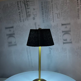 NOIR Pleated Brass Lam