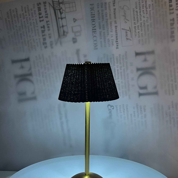 NOIR Pleated Brass Lam