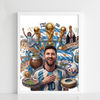 Messi — La Gloria Argentina Poster Frame
