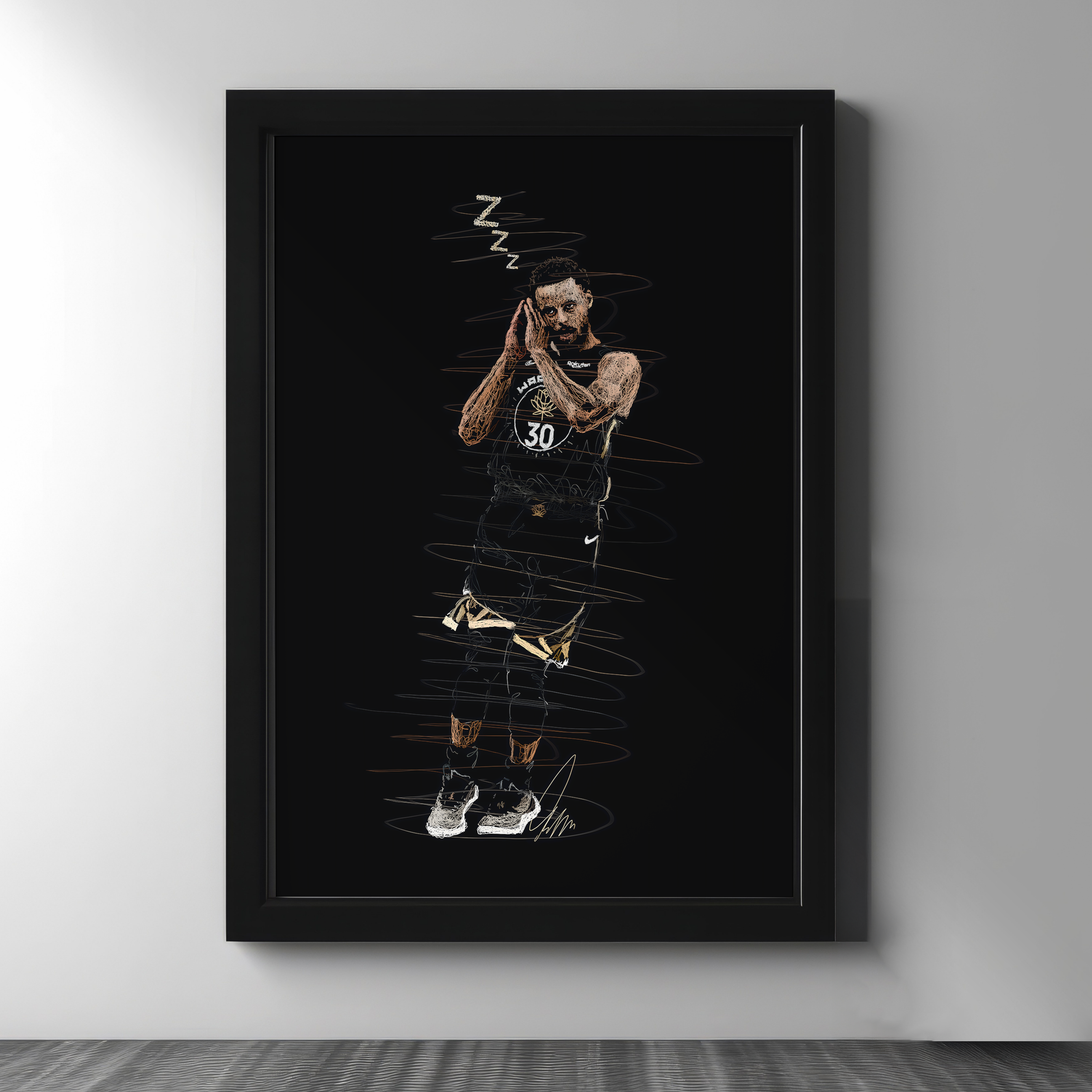 Curry Night Night Poster Frame