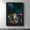 LeBron — King's Throne Poster Frame