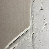 Abstract Ivory Canvas