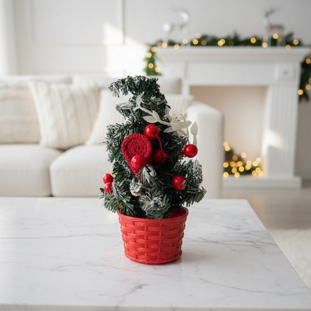 Mini Snowy Christmas Tree