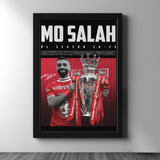 Salah — PL Champions 24/25 Poster Frame