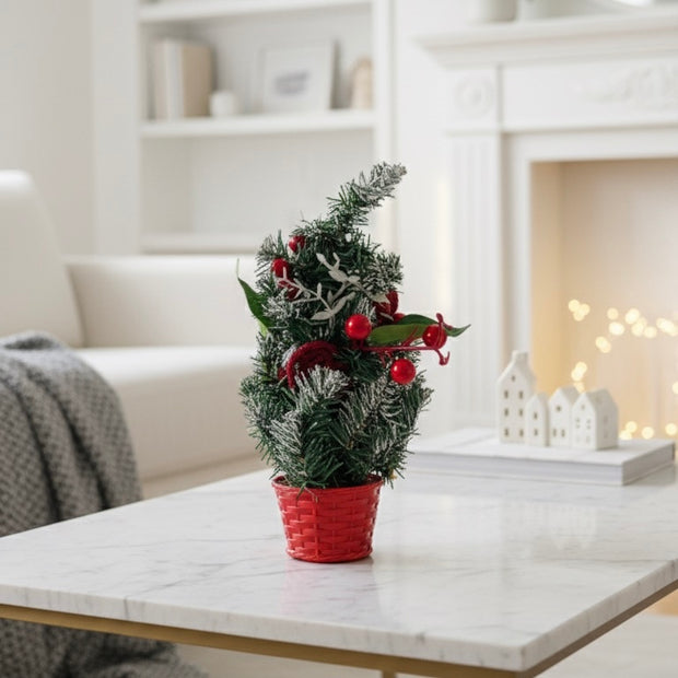 Mini Snowy Christmas Tree