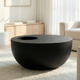Sculptural Fiberglass Coffee Table - Figi Home