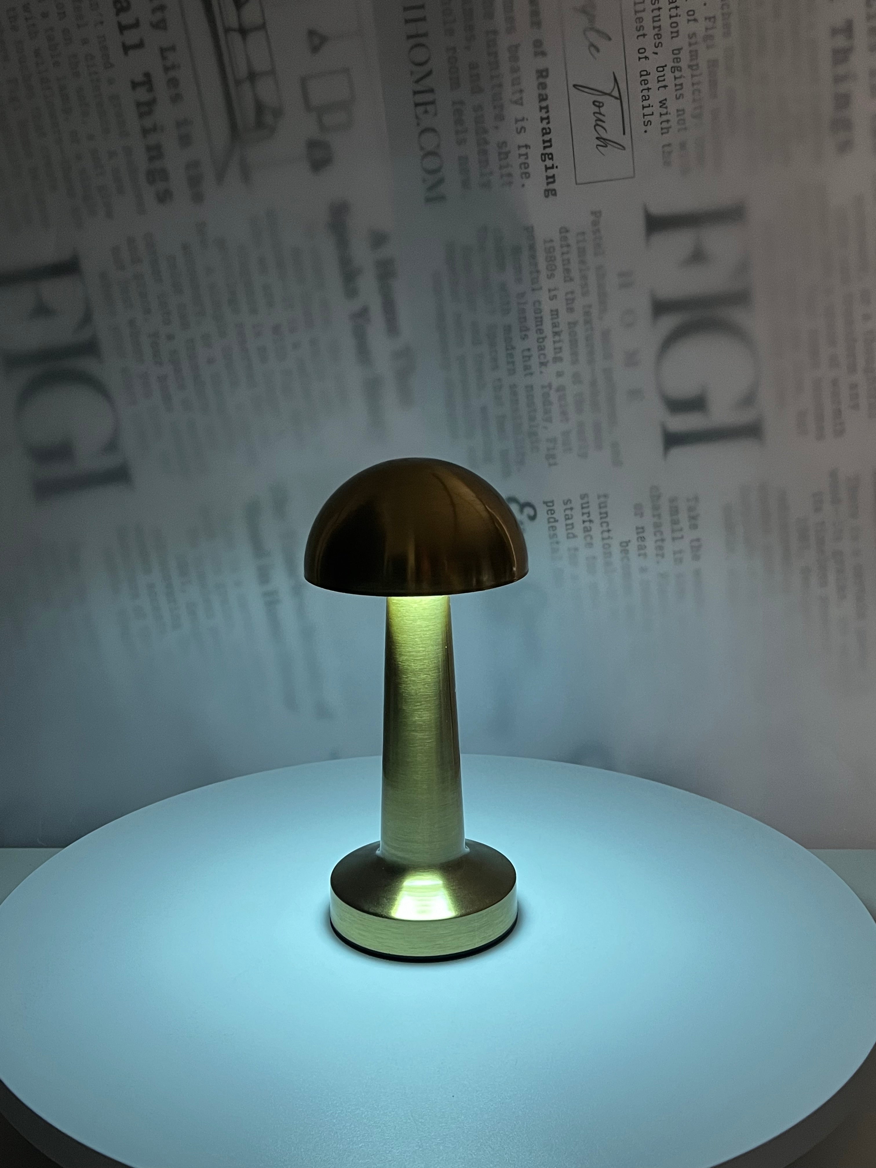 LUMI Brass Dome Lamp