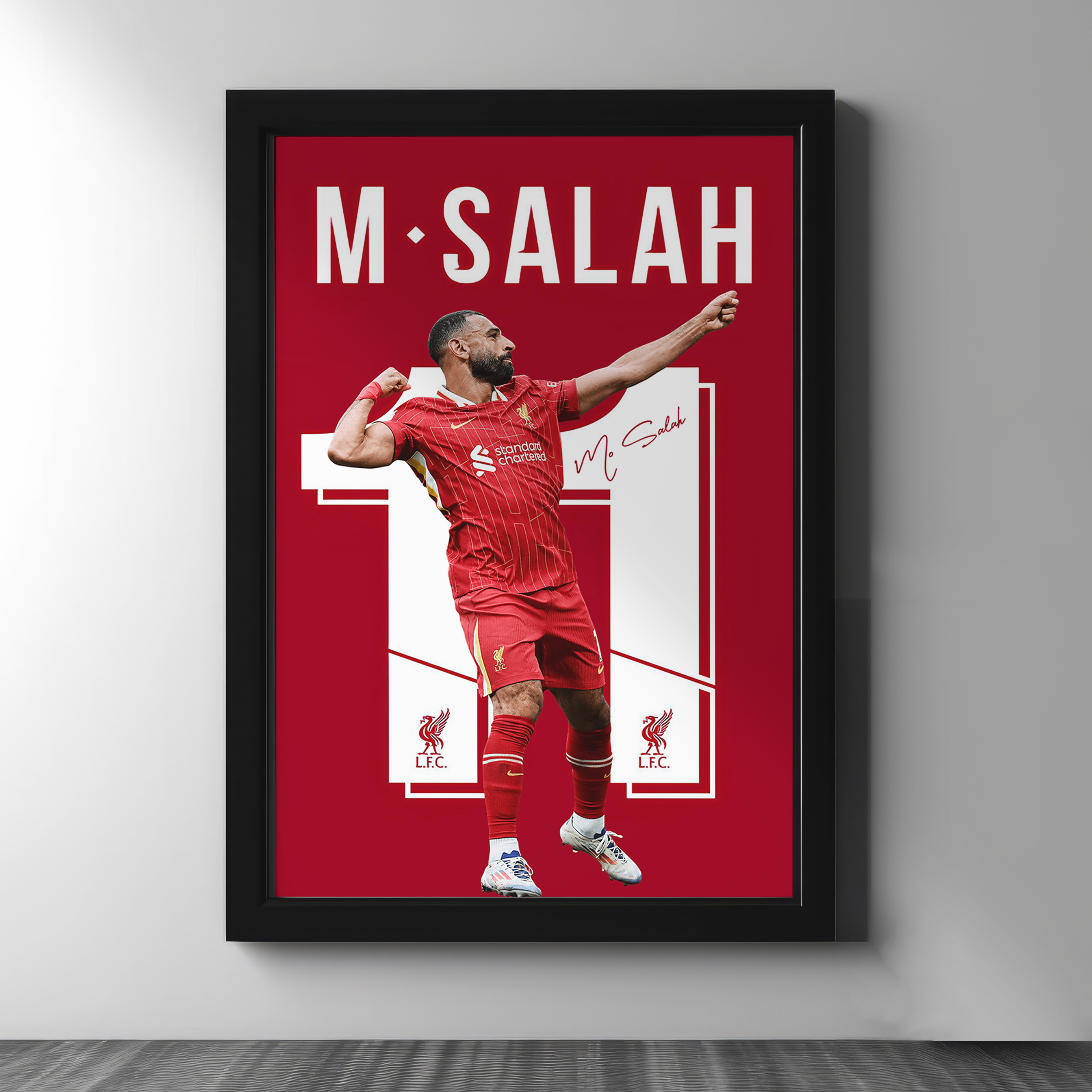 Salah — No.11 LFC Poster Frame