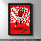 Ronaldo — SIUUU Poster Frame