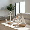 Modern Coastal Sculpture Set
