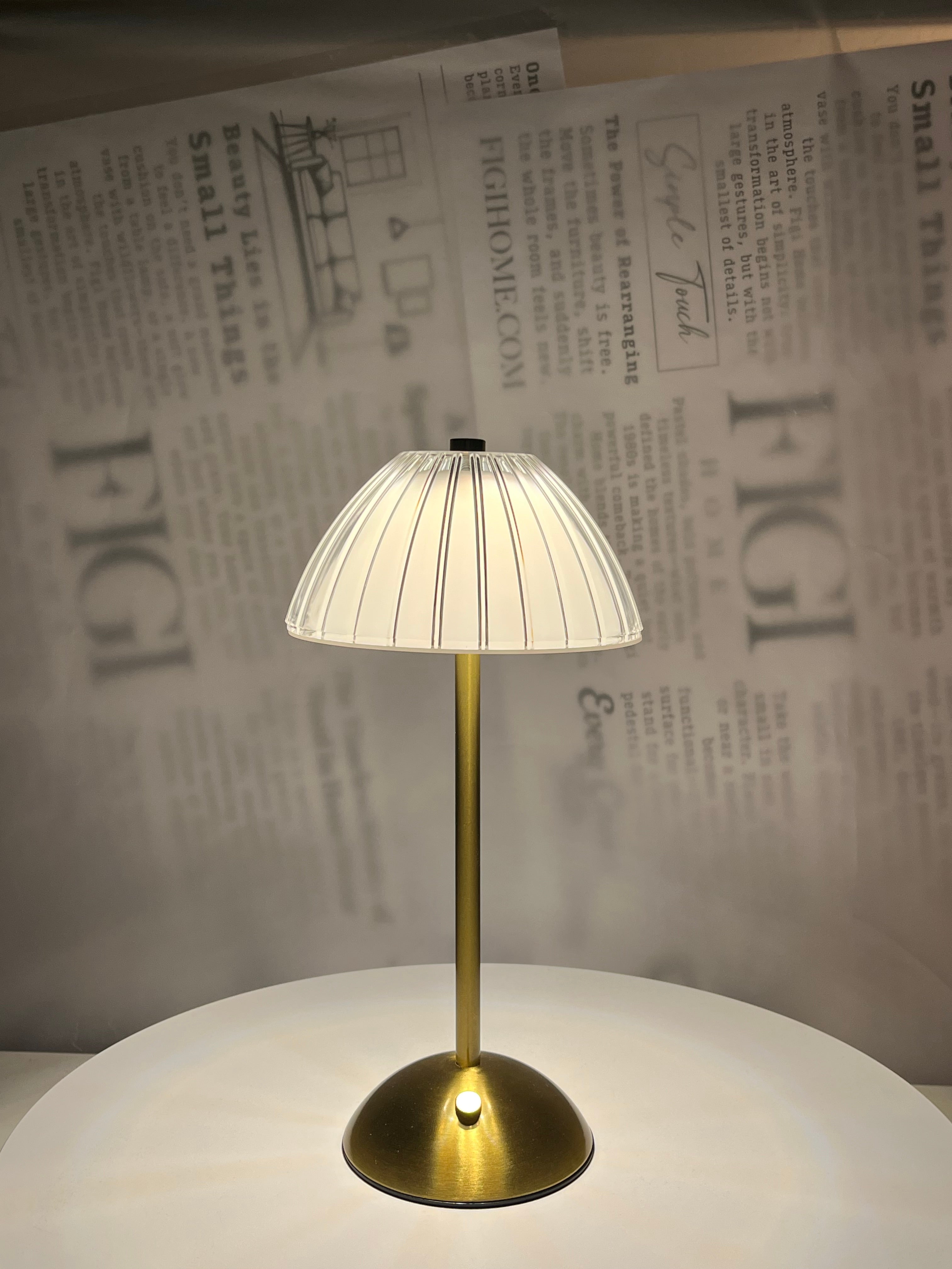 LUMI Dome Glass Lamp