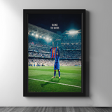 Messi — Silence The Haters Poster Frame