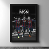 MSN — Barcelona Trio Poster Frame
