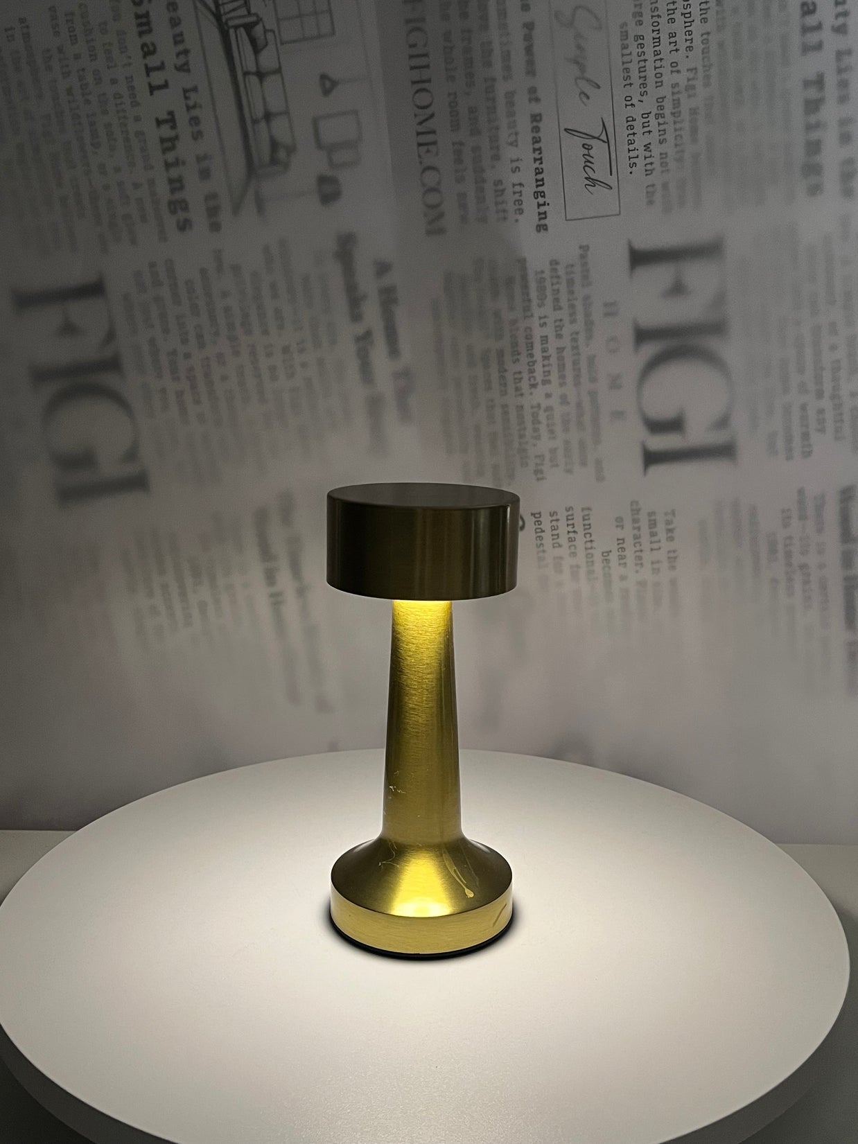 Golden Halo Lamp