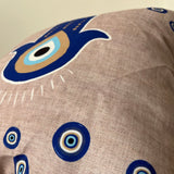 Blue hand cushion - Figi Home