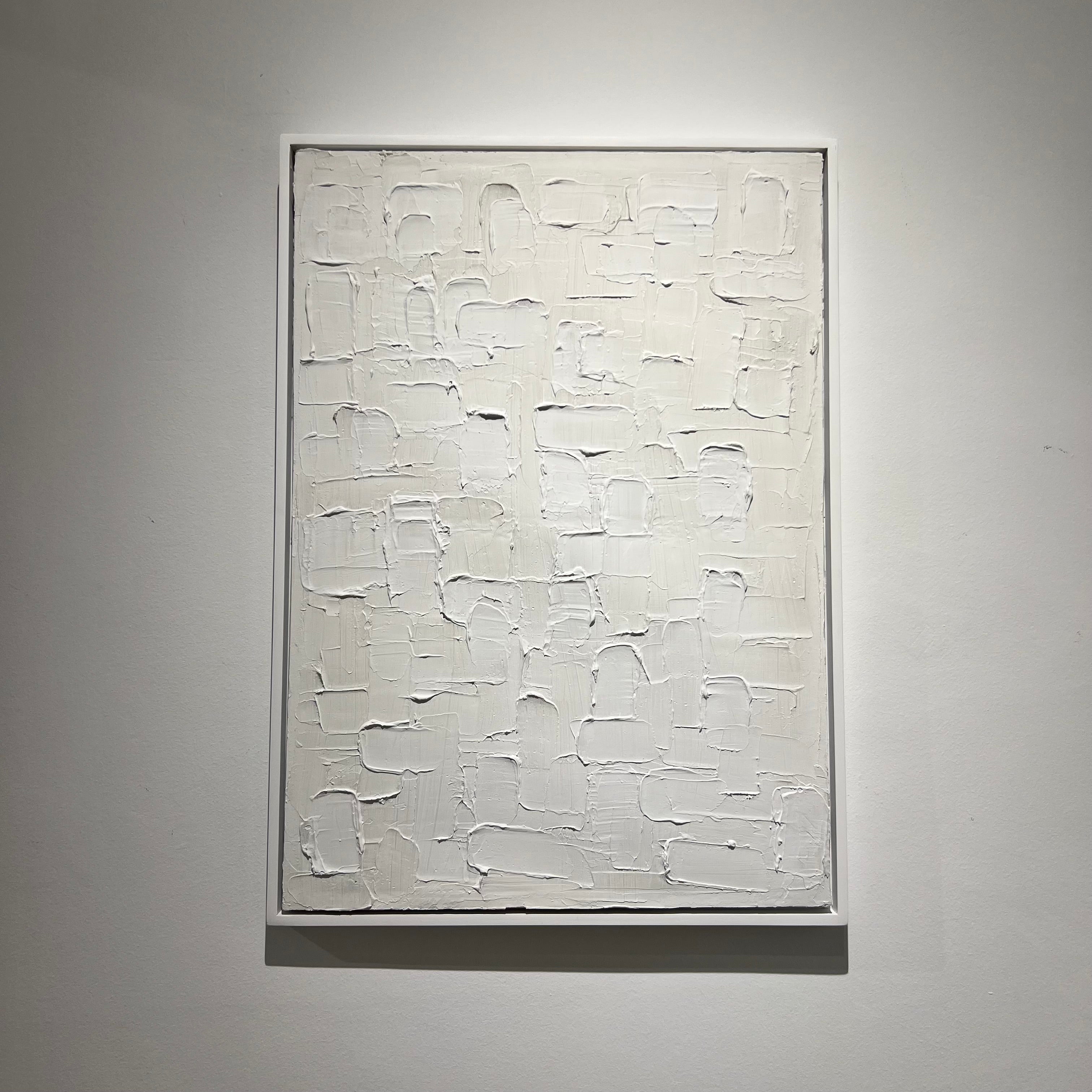 White Rubble Canvas