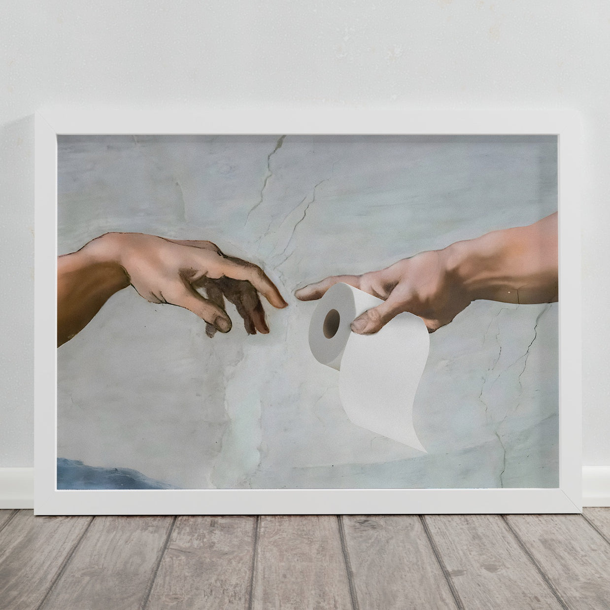 Michelangelo’s iconic toilet poster - Figi Home