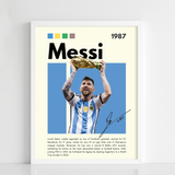Messi Sports Poster Frame